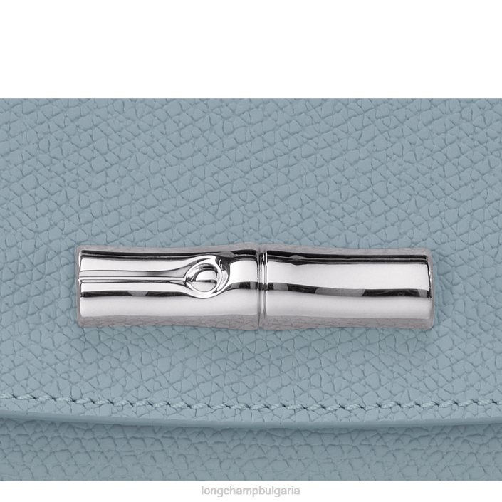 облачно синьо Жени съединител Roseau кожени изделия Longchamp 6084PZ254