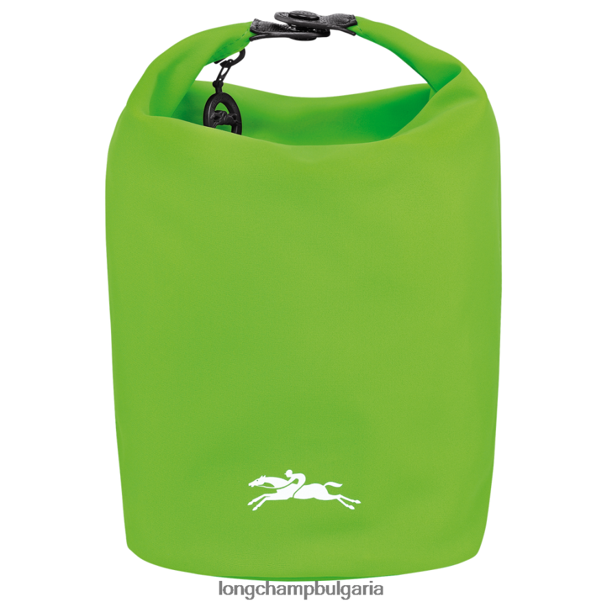 зелена светлина Жени торбичка за колекция le pliage кожени изделия Longchamp 6084PZ214