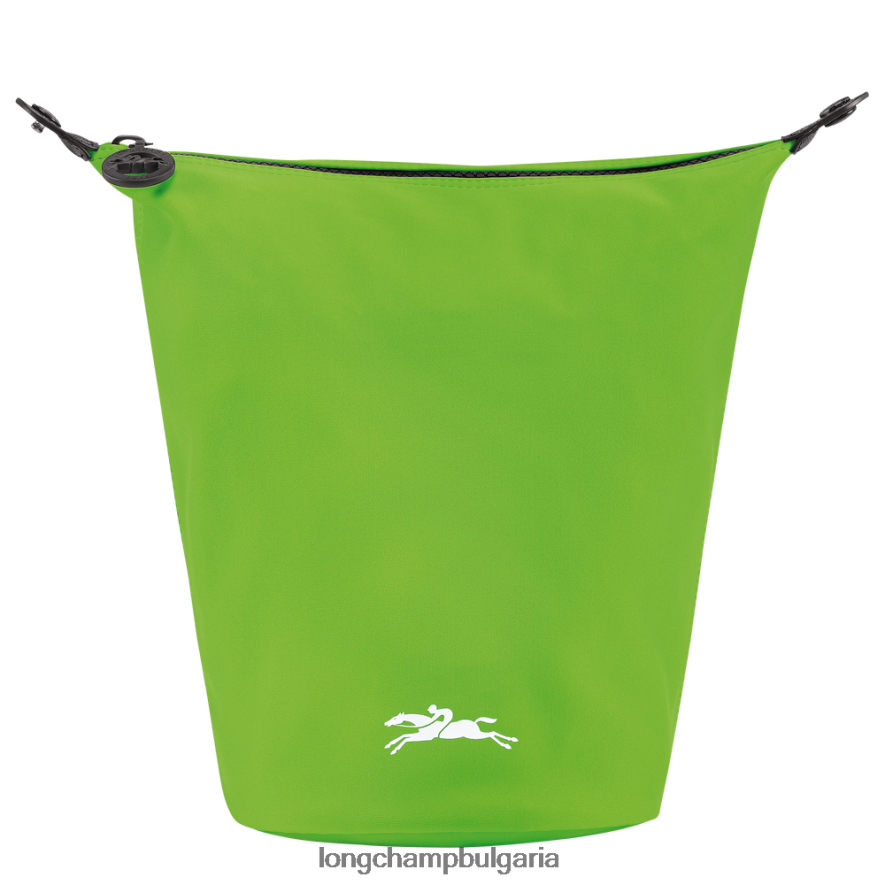 зелена светлина Жени торбичка за колекция le pliage кожени изделия Longchamp 6084PZ214