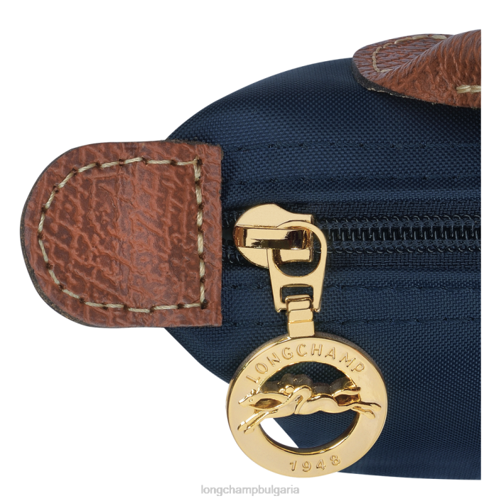 военноморски флот Жени le pliage оригинална торбичка с дръжка кожени изделия Longchamp 6084PZ665