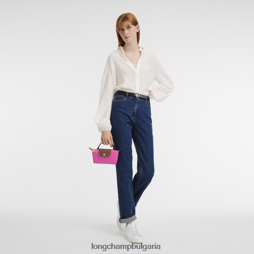 бонбони Жени le pliage оригинална торбичка с дръжка кожени изделия Longchamp 6084PZ668