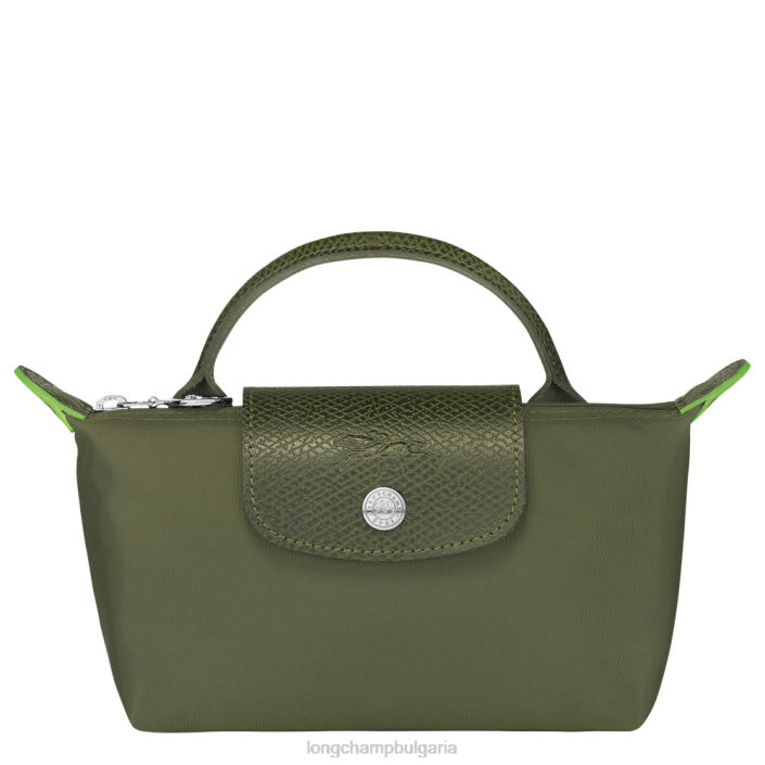 гора Жени le pliage зелена торбичка с дръжка кожени изделия Longchamp 6084PZ670