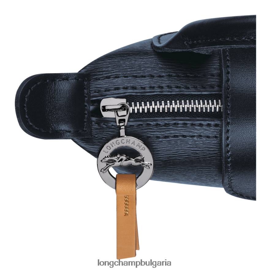 военноморски флот Жени градска торбичка le pliage с дръжка кожени изделия Longchamp 6084PZ680