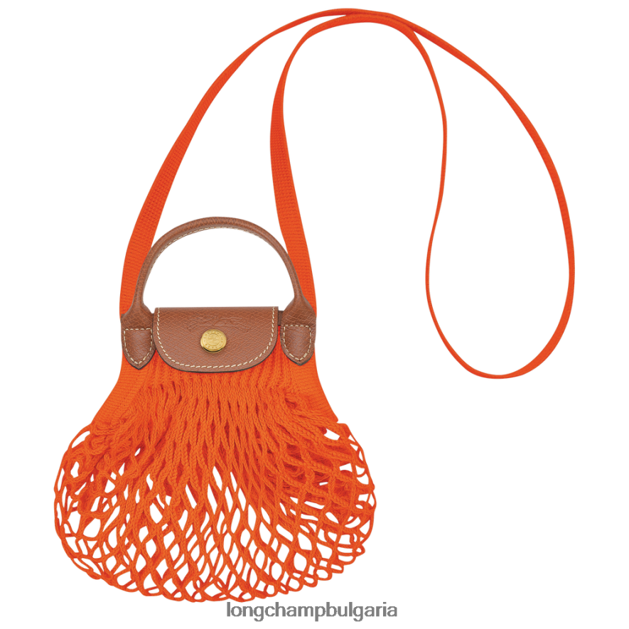 оранжево Жени le pliage filet mesh bag кожени изделия Longchamp 6084PZ6