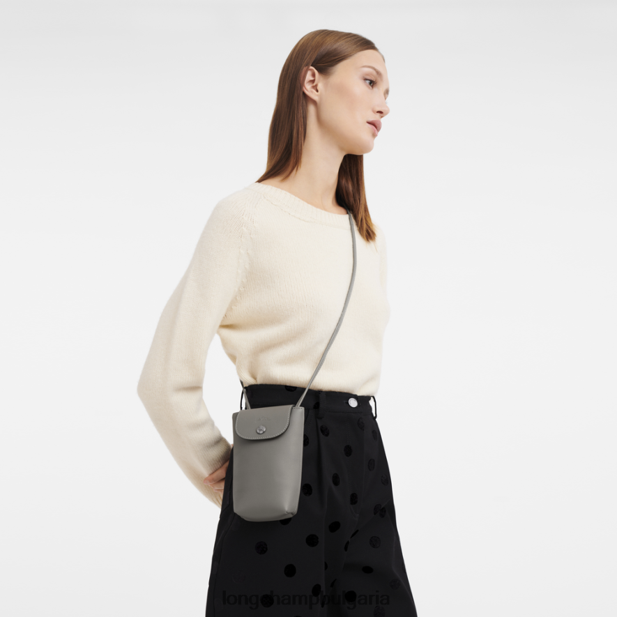 гургулицата Жени калъф за телефон le pliage xtra с кожена дантела кожени изделия Longchamp 6084PZ721