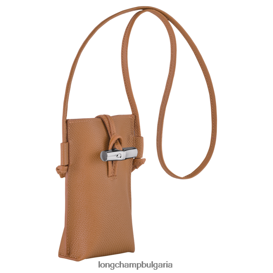 естествено Жени калъф за телефон roseau с дантела кожени изделия Longchamp 6084PZ684