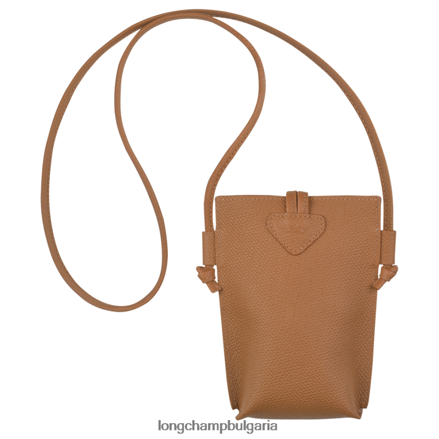 естествено Жени калъф за телефон roseau с дантела кожени изделия Longchamp 6084PZ684