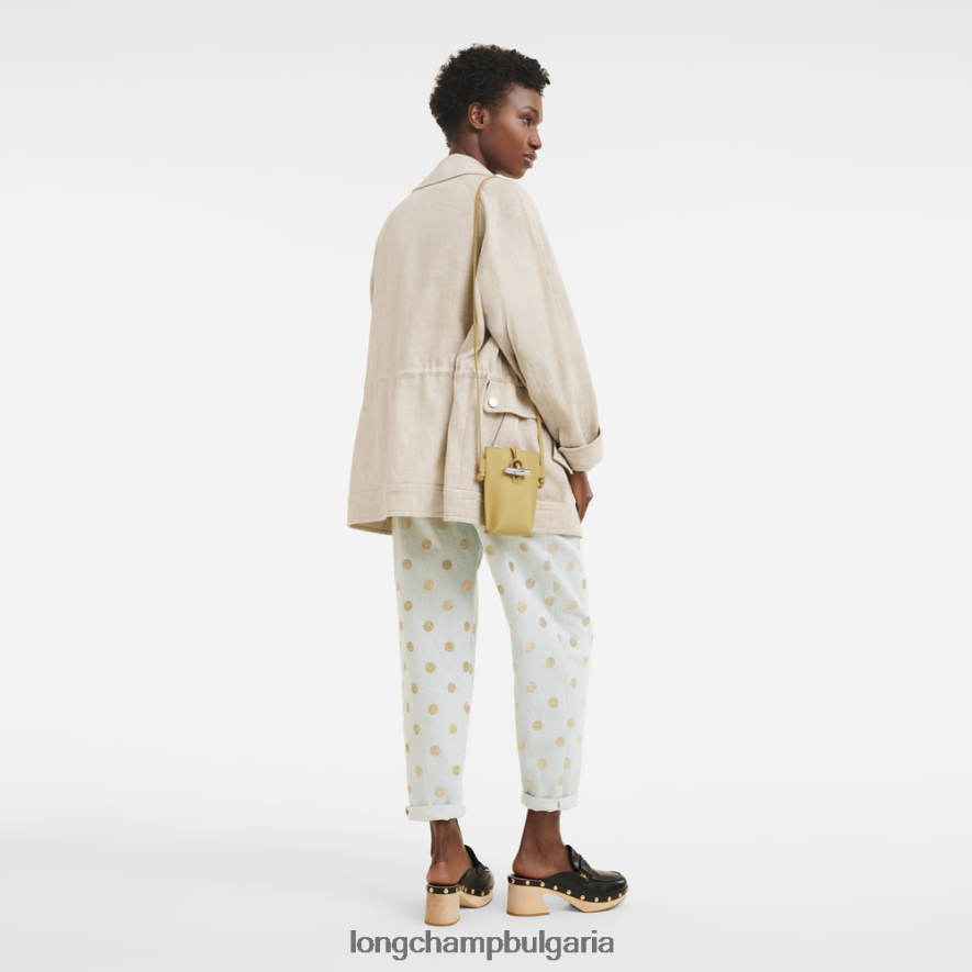 царевица Жени калъф за телефон roseau с дантела кожени изделия Longchamp 6084PZ685