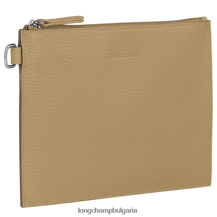 бежово Жени roseau есенциална торбичка кожени изделия Longchamp 6084PZ691