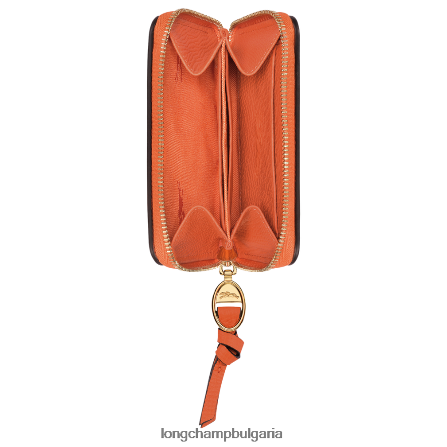 морков Жени пощенска кутия портмоне за монети кожени изделия Longchamp 6084PZ541