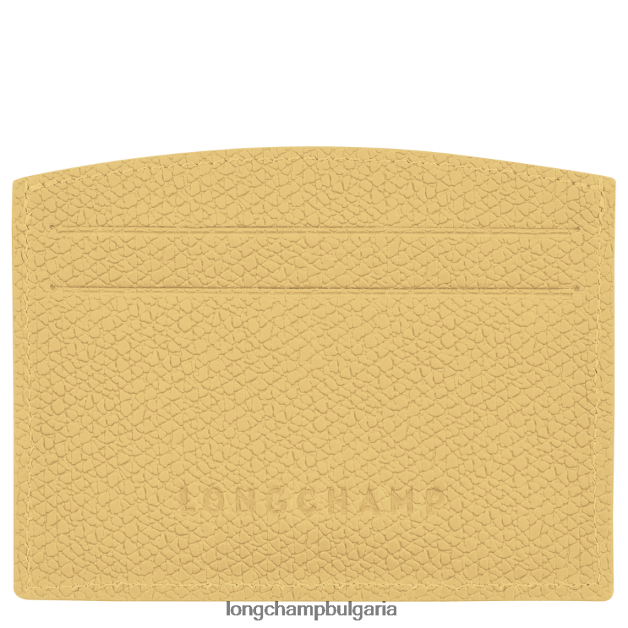 царевица Жени държач за карта Roseau кожени изделия Longchamp 6084PZ638