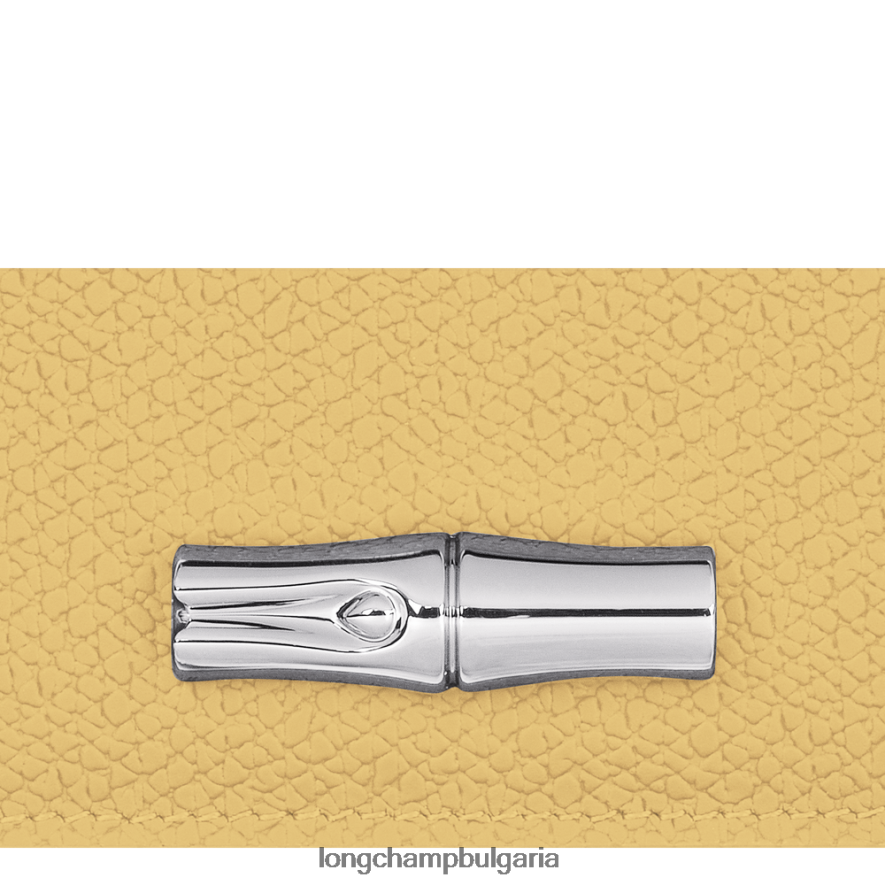 царевица Жени държач за карта Roseau кожени изделия Longchamp 6084PZ638