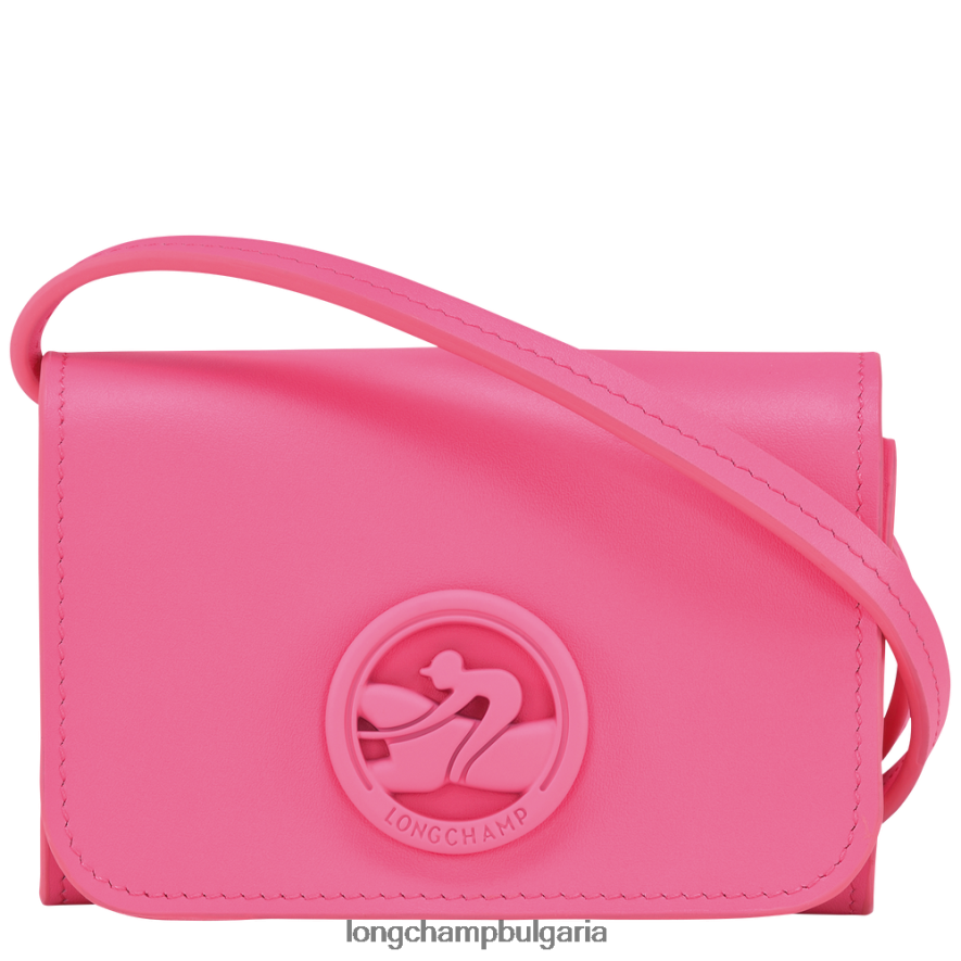 бонбони Жени портмоне за монети box-trot с кожена дантела кожени изделия Longchamp 6084PZ515