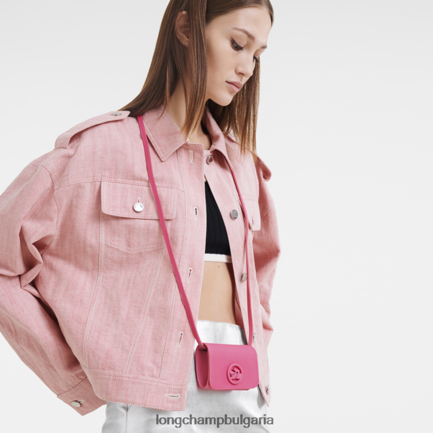 бонбони Жени портмоне за монети box-trot с кожена дантела кожени изделия Longchamp 6084PZ515