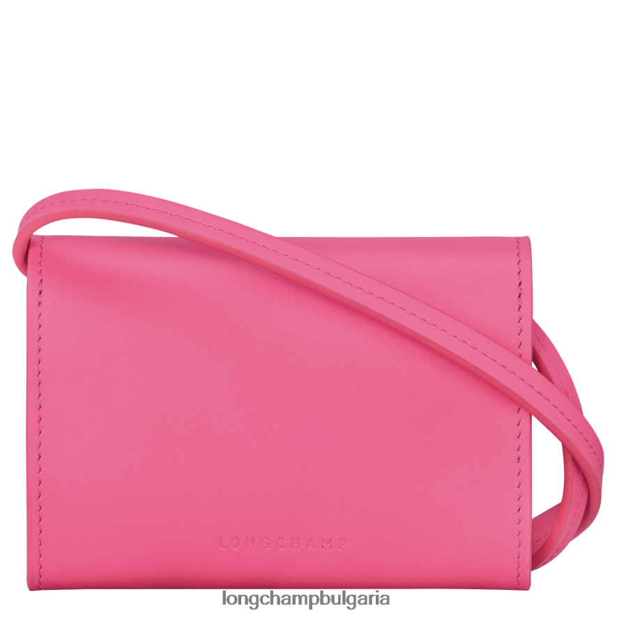 бонбони Жени портмоне за монети box-trot с кожена дантела кожени изделия Longchamp 6084PZ515