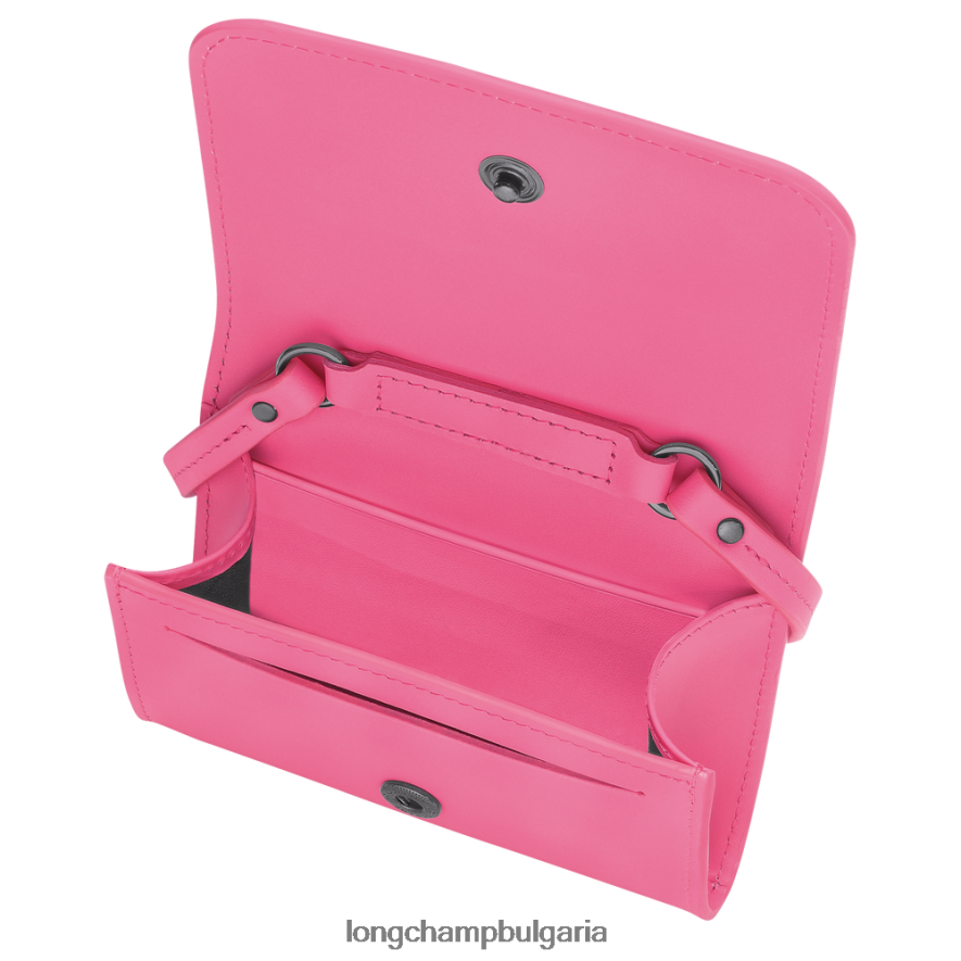 бонбони Жени портмоне за монети box-trot с кожена дантела кожени изделия Longchamp 6084PZ515