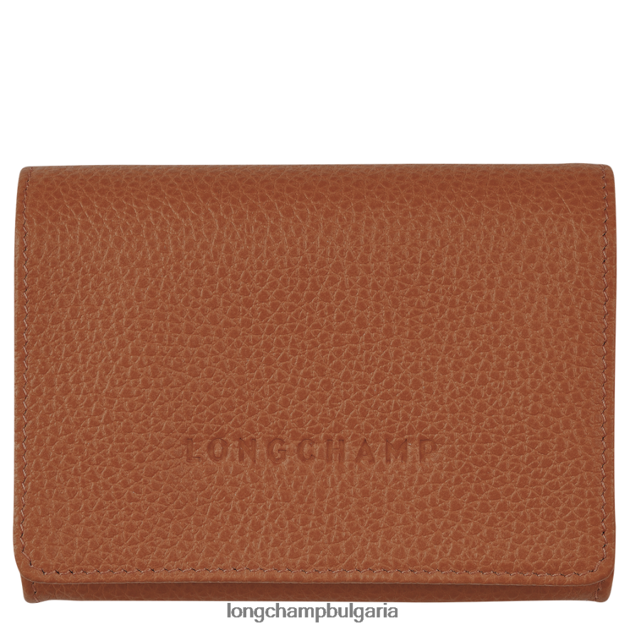 карамел Жени le foulonne кесия за монети кожени изделия Longchamp 6084PZ522