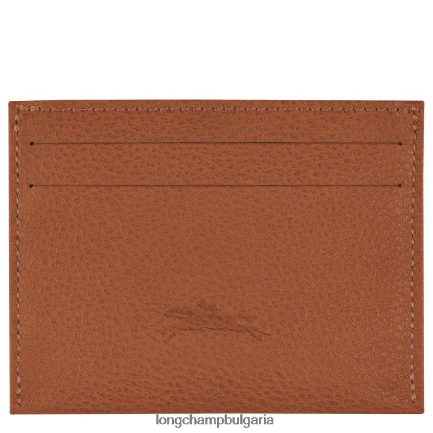 карамел Жени le foulonne картодържател кожени изделия Longchamp 6084PZ645
