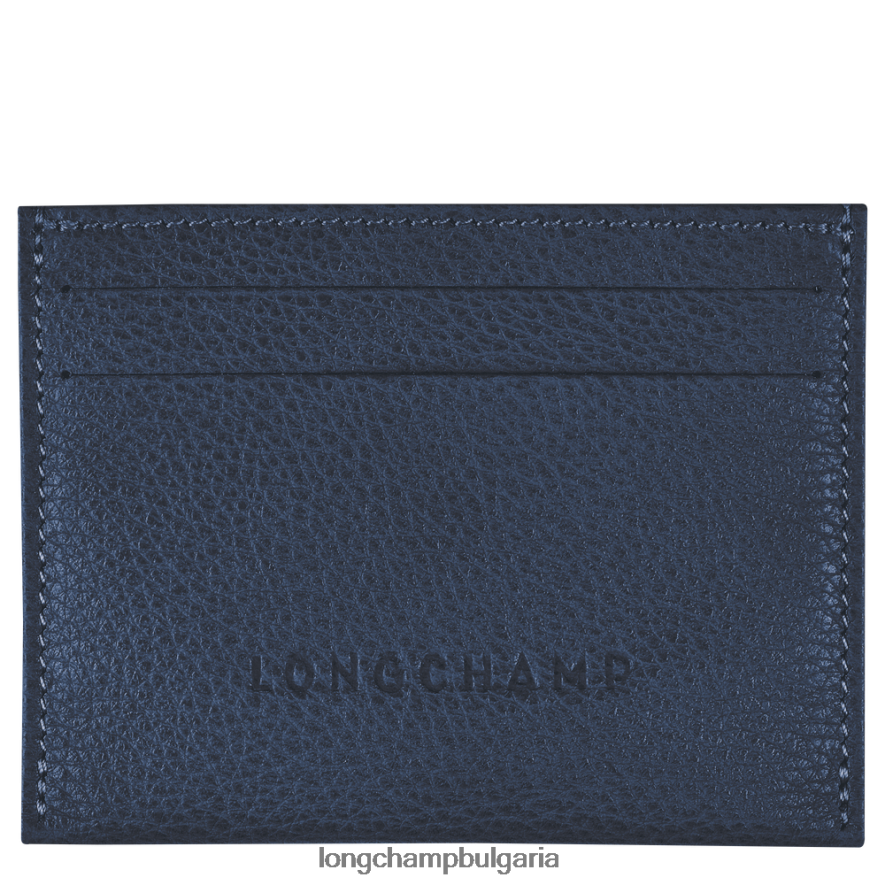 военноморски флот Жени le foulonne картодържател кожени изделия Longchamp 6084PZ649