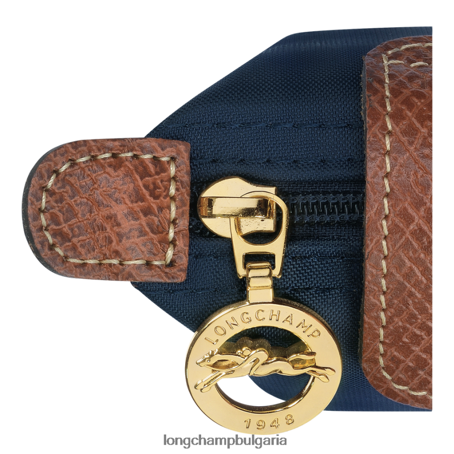 военноморски флот Жени le pliage оригинално портмоне за монети кожени изделия Longchamp 6084PZ502