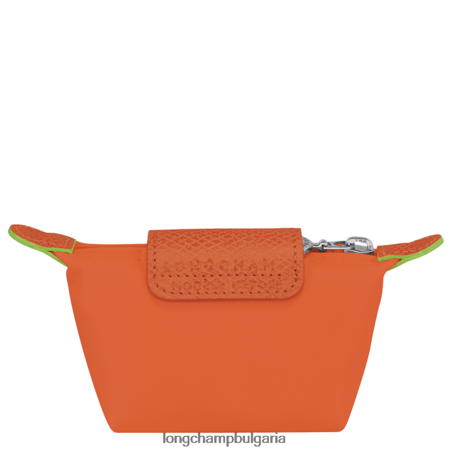 морков Жени le pliage зелена кесия за монети кожени изделия Longchamp 6084PZ511