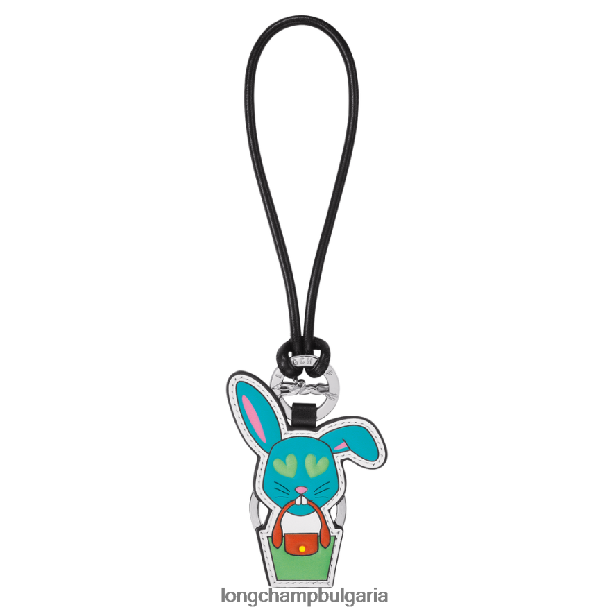 зелено Жени ключодържатели лапин кожени изделия Longchamp 6084PZ757