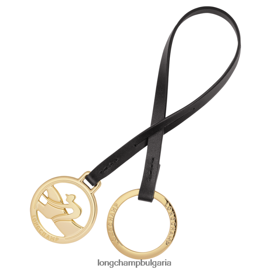черен Жени ключодържатели box-trot кожени изделия Longchamp 6084PZ740