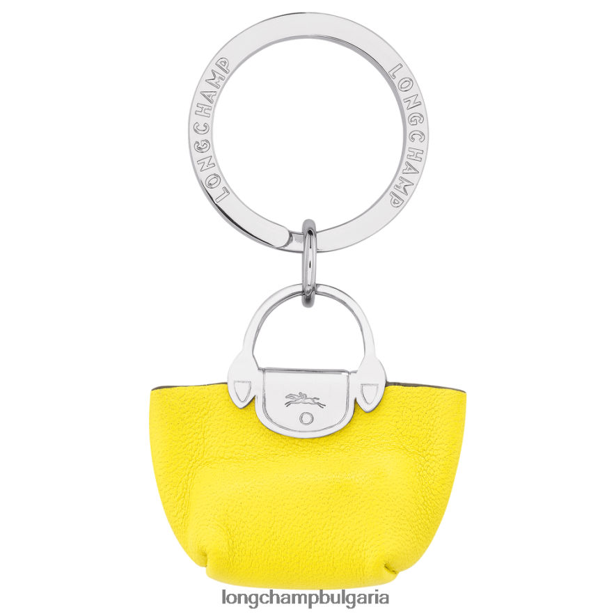 лимон Жени le pliage cuir ключодържатели pliage кожени изделия Longchamp 6084PZ736