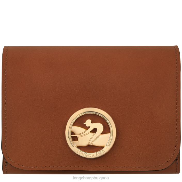 коняк Жени бокс-трот портфейл кожени изделия Longchamp 6084PZ556