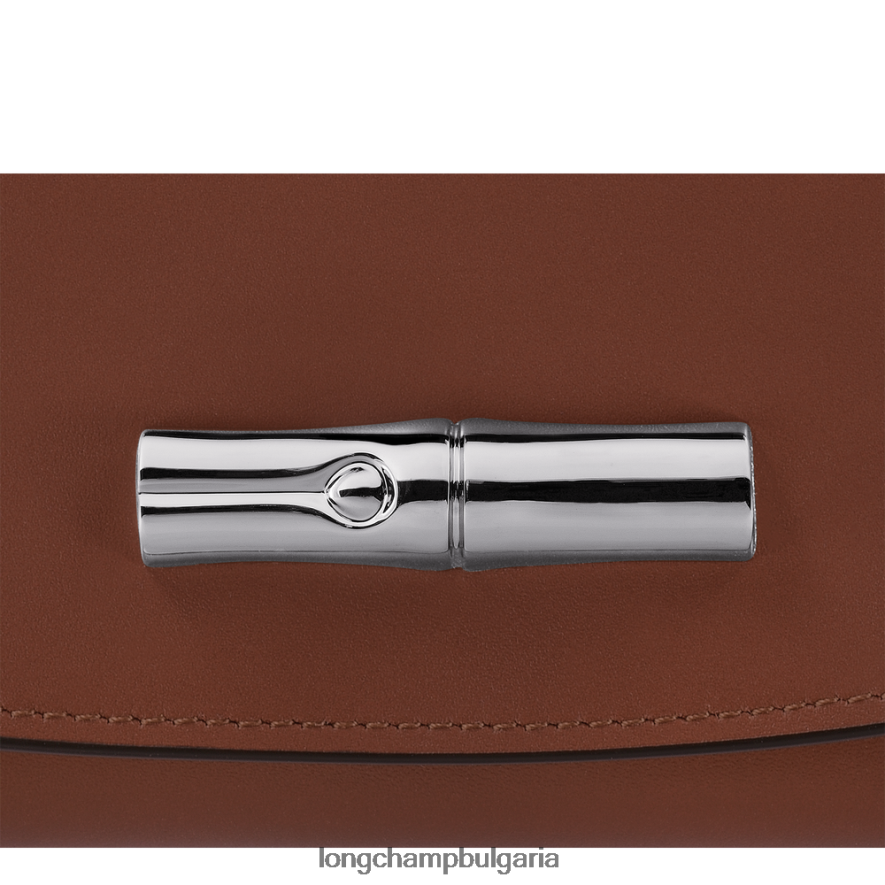 абанос Жени портфейл розо кожени изделия Longchamp 6084PZ562