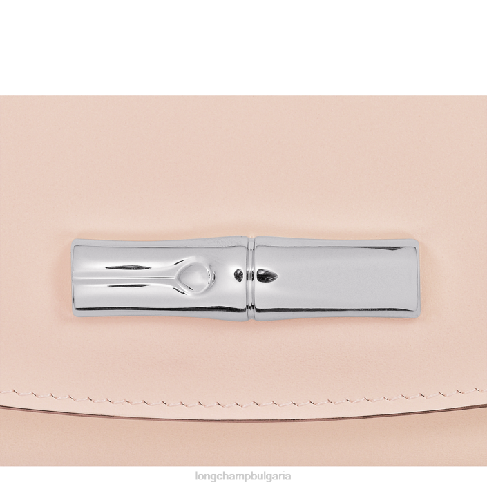 бледо розово Жени портфейл розо кожени изделия Longchamp 6084PZ564