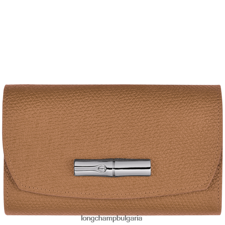 естествено Жени портфейл розо кожени изделия Longchamp 6084PZ576