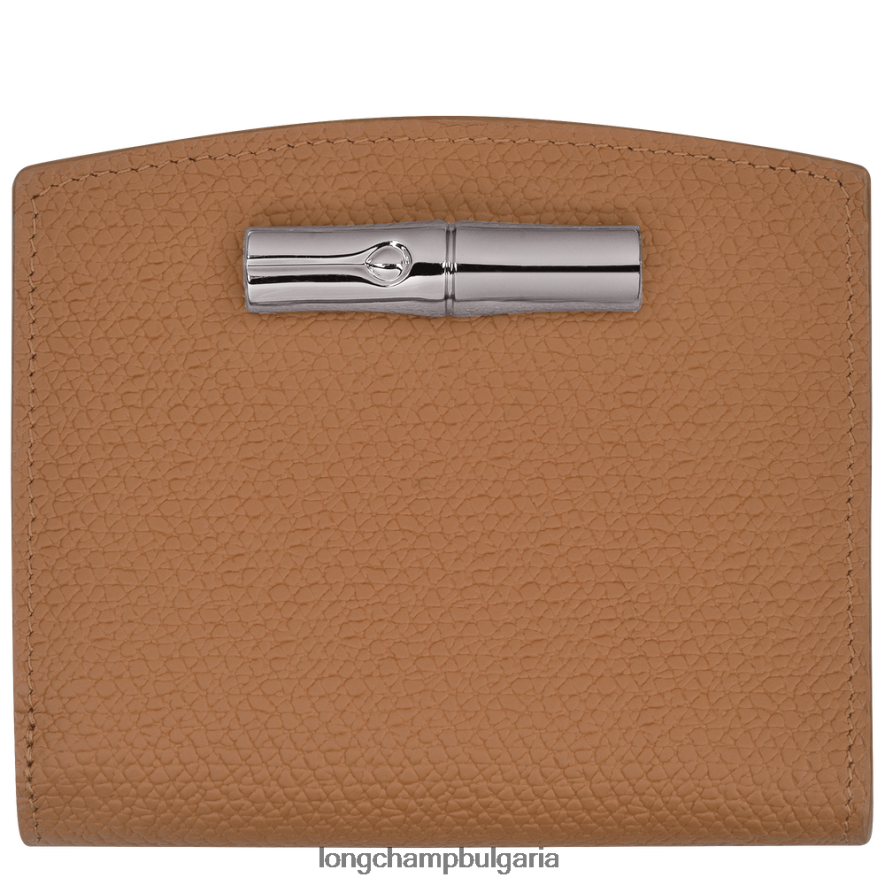 естествено Жени портфейл розо кожени изделия Longchamp 6084PZ582