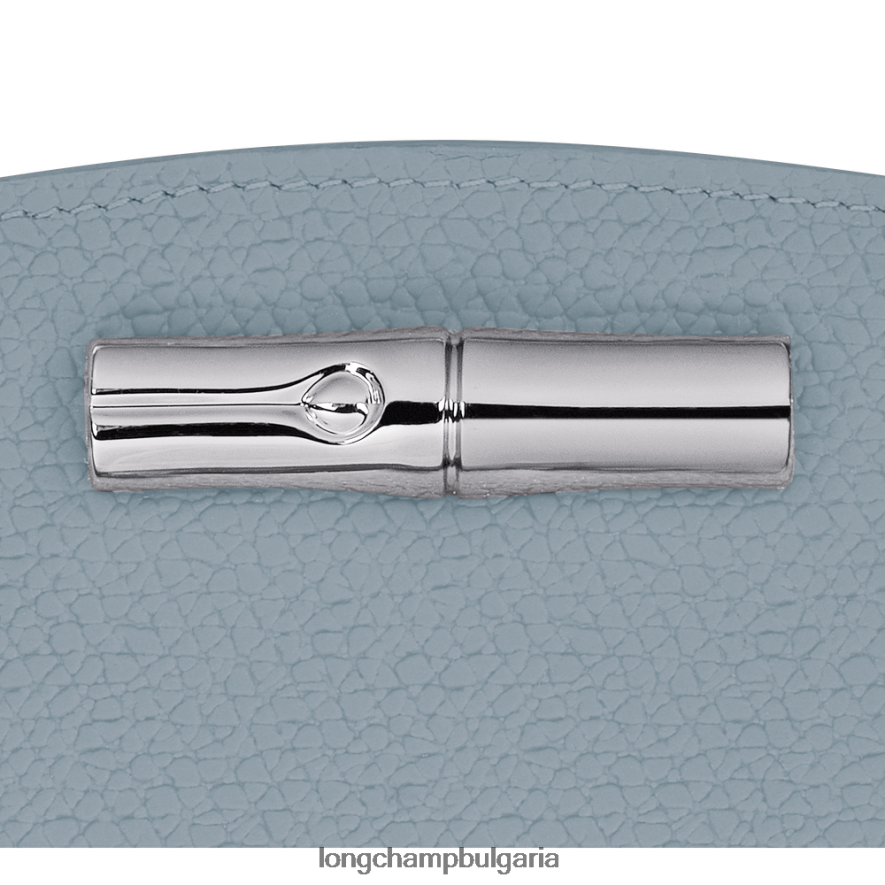 облачно синьо Жени портфейл розо кожени изделия Longchamp 6084PZ585
