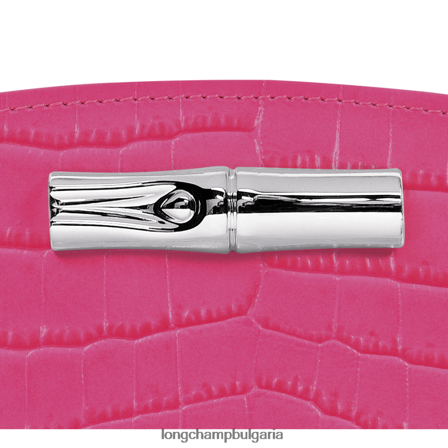 фуксия Жени портфейл розо кожени изделия Longchamp 6084PZ593