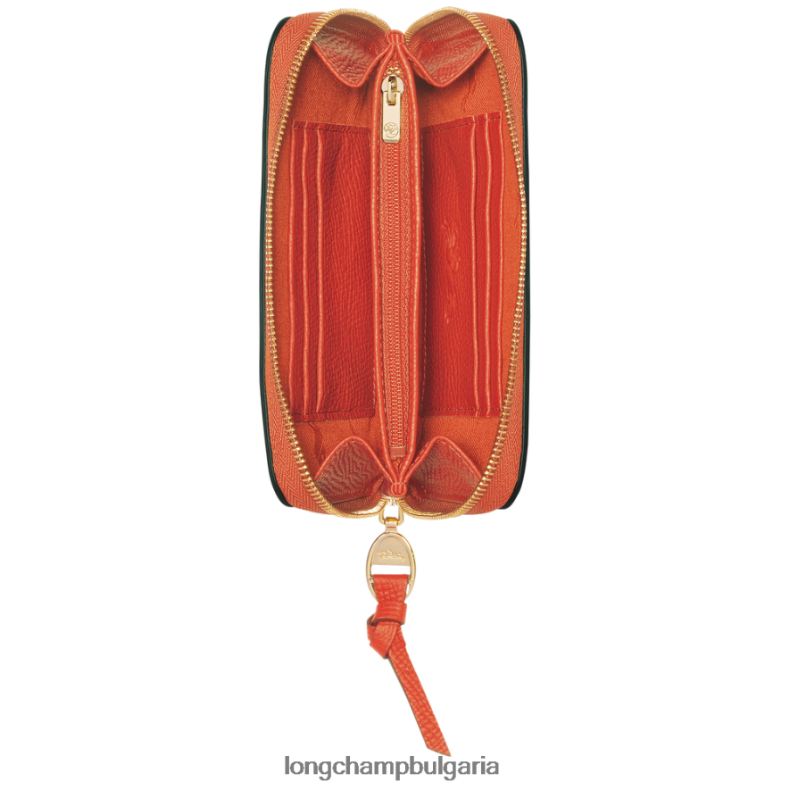 морков Жени портфейл за пощенска кутия кожени изделия Longchamp 6084PZ618