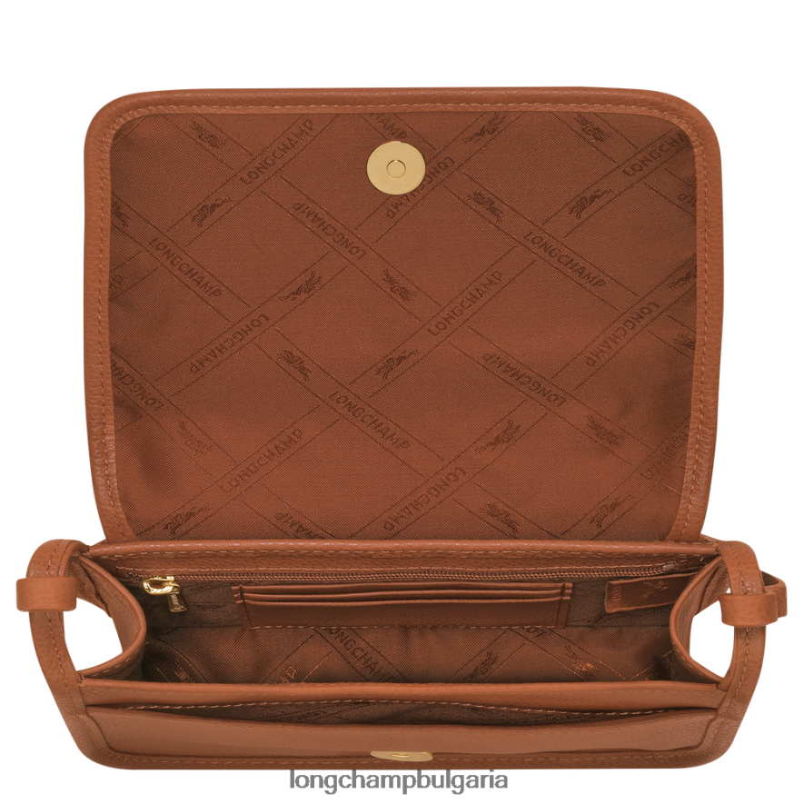 карамел Жени le foulonne портфейл на верига кожени изделия Longchamp 6084PZ329