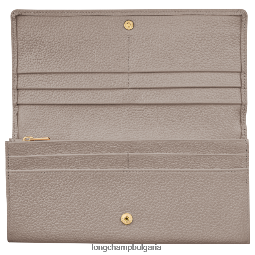 гургулицата Жени le foulonne континентален портфейл кожени изделия Longchamp 6084PZ606