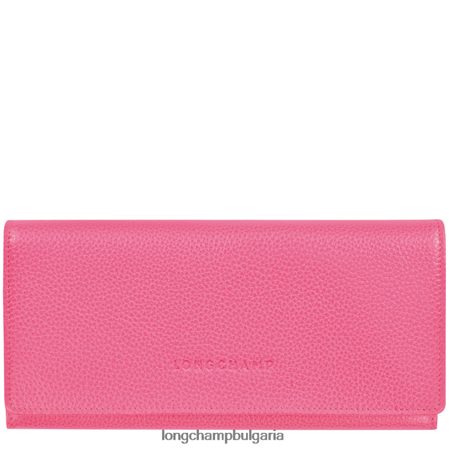 бонбони Жени le foulonne континентален портфейл кожени изделия Longchamp 6084PZ607