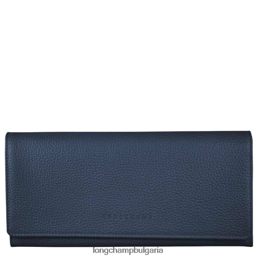 военноморски флот Жени le foulonne континентален портфейл кожени изделия Longchamp 6084PZ608