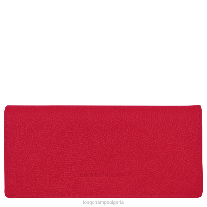 любов Жени le foulonne континентален портфейл кожени изделия Longchamp 6084PZ611