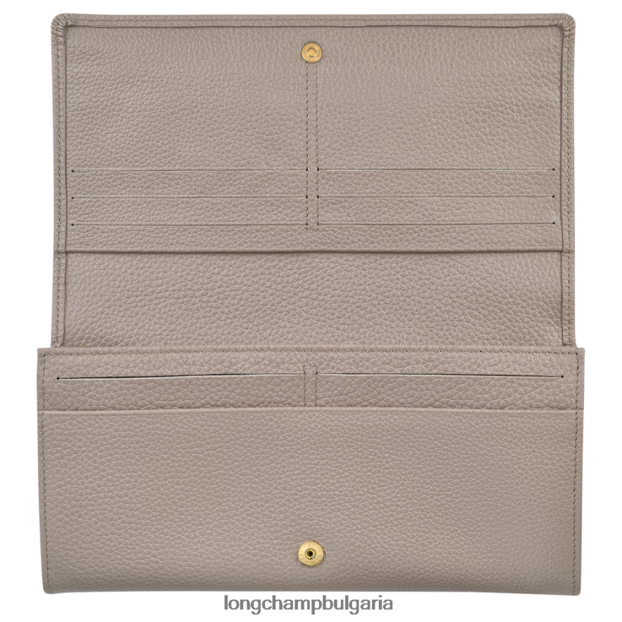 гургулицата Жени le foulonne континентален портфейл кожени изделия Longchamp 6084PZ612