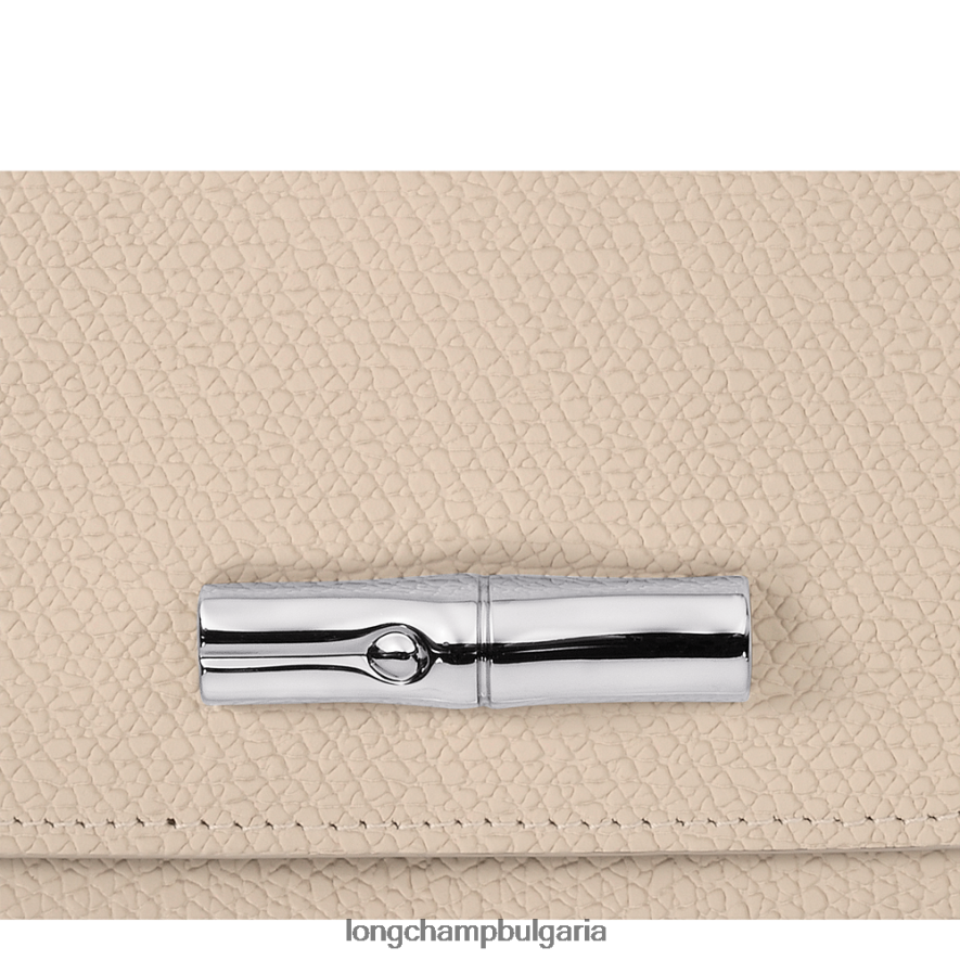 хартия Жени портфейл roseau continental кожени изделия Longchamp 6084PZ590