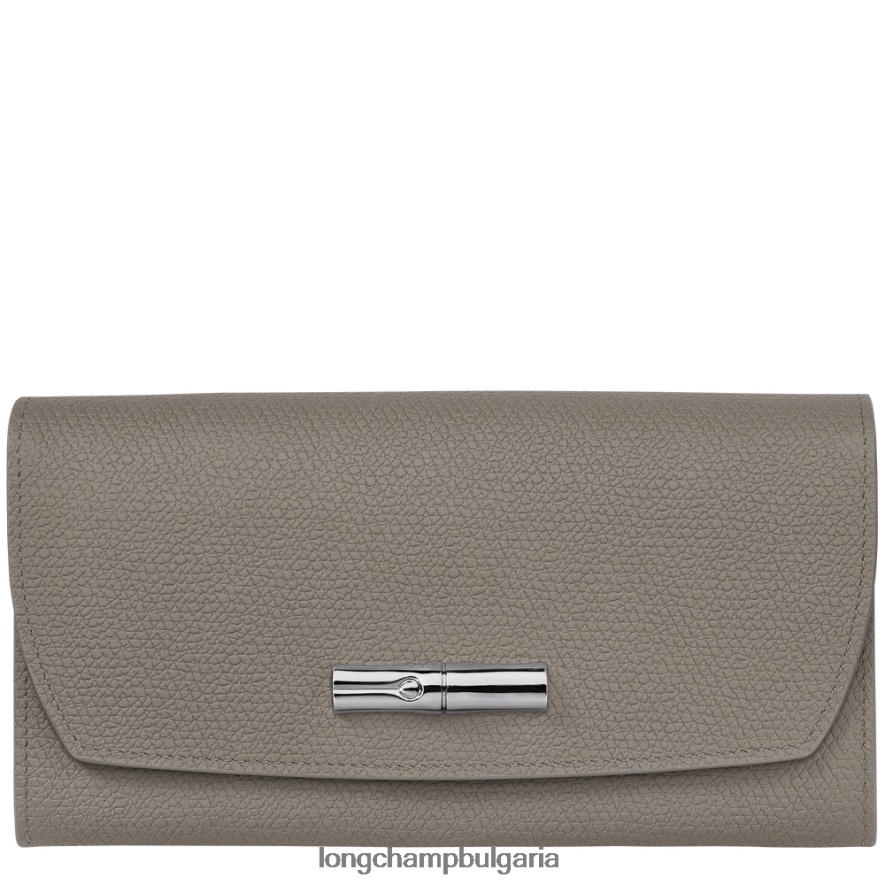 гургулицата Жени портфейл roseau continental кожени изделия Longchamp 6084PZ592