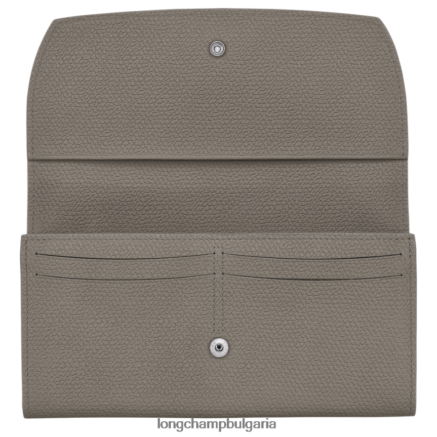 гургулицата Жени портфейл roseau continental кожени изделия Longchamp 6084PZ592