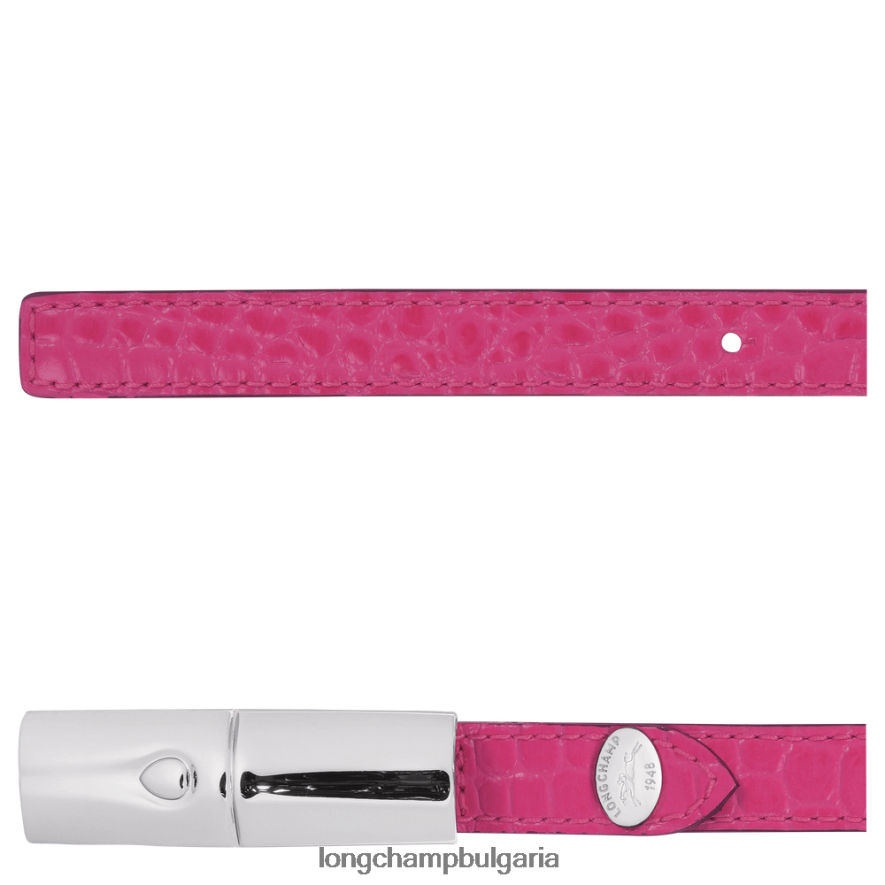 фуксия Жени розов колан аксесоари Longchamp 6084PZ915