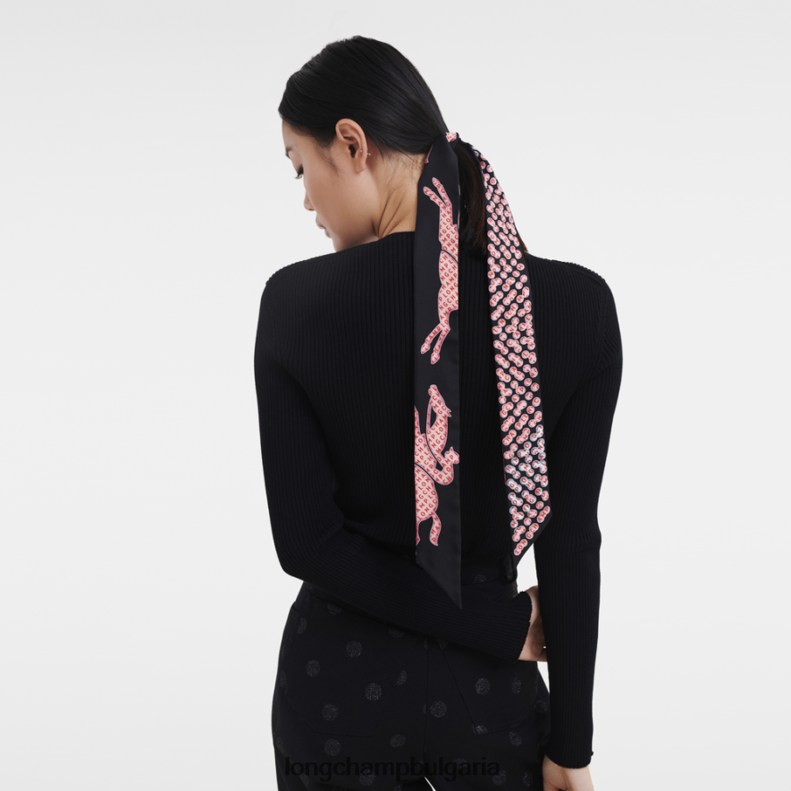 черен Жени бандо от колекция пролет/лято 2023 г аксесоари Longchamp 6084PZ1062