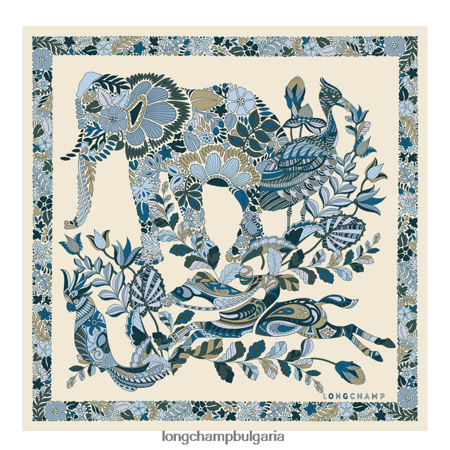 шисти Жени копринен шал колекция пролет/лято 2023 50 аксесоари Longchamp 6084PZ1005