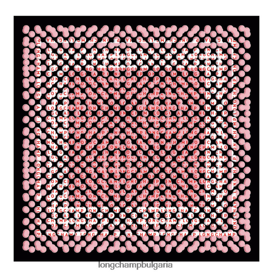 черен Жени копринен шал колекция пролет/лято 2023 50 аксесоари Longchamp 6084PZ1014