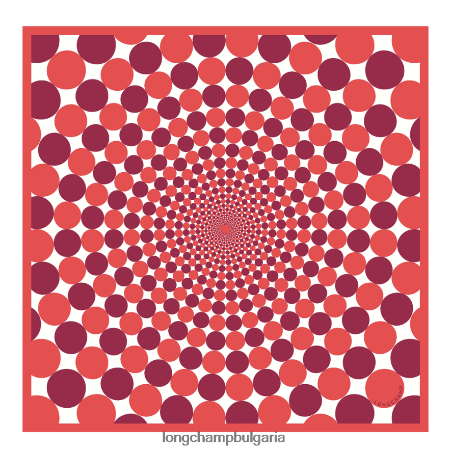 фуксия Жени копринен шал колекция пролет/лято 2023 70 аксесоари Longchamp 6084PZ1035